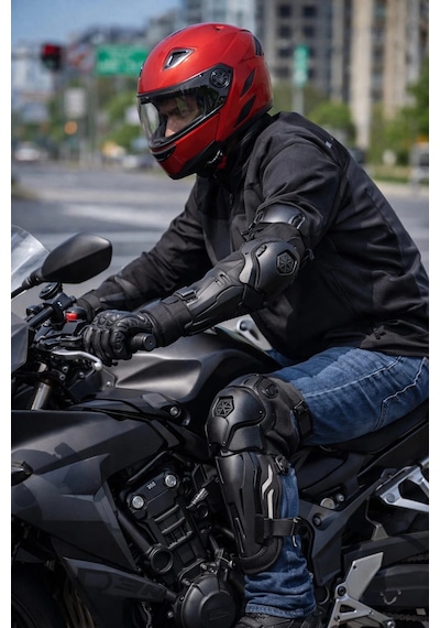 Kuzey Motor K57 - H57 Dizlik Dirseklik Set Siyah
