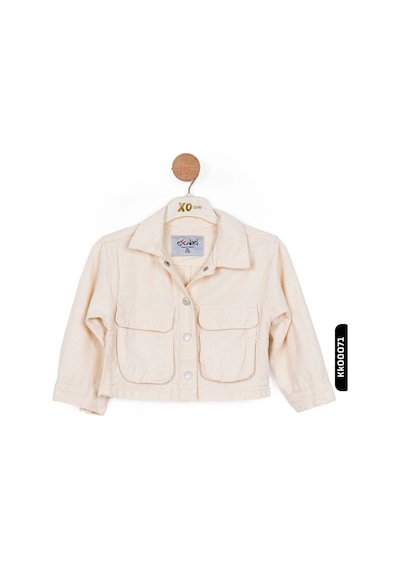 Xo Kids Kız Çocuk Ceket 1-5 Yaş 24238 Ekru