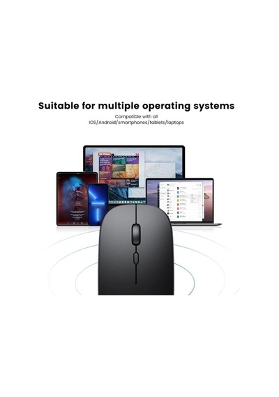 Huaweı Matepad 11 2023 Tablet Uyumlu Bluetooth Şarjlı 2.4ghz Kablosuz Mouse Sessiz Tıklama Dhlblmouseh1