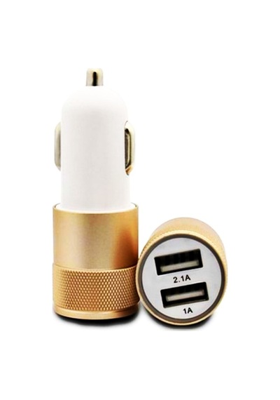 Space Çakmak Soketi Çift Usb'Li-Altın / Icca84-1 556657687