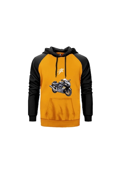 Suzuki Hayabusa Stompgrip Sarı Renk Reglan Kol Sweatshirt Sarı
