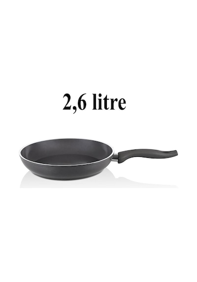 Falez 28 Cm Seramik Tava Ve 24 Cm Sahan Seti Füme Renk Füme