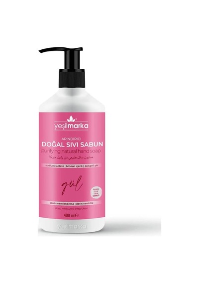 Doğal Sıvı Sabun - Gül 400 Ml