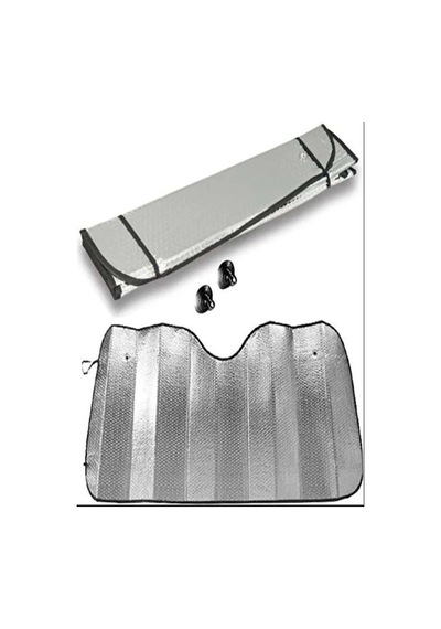 Oto Güneşlik Balonlu Çift Taraflı Alüminyum Folyo Kaplı Oto Güneşlik 130x60 Cm Royaleks-80740 - 856984946