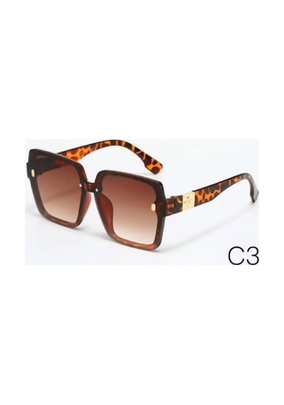 Kadın Uv-400 Korumalı Lüks Güneş Gözlüğü Leopar - 720108498 Leopar