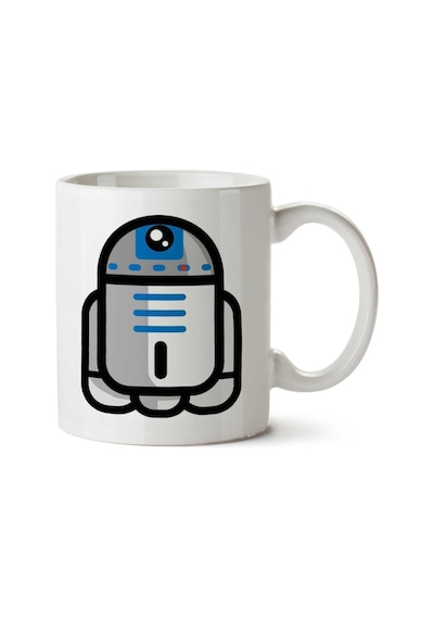 R2d2 Astromech Droid Star Wars İki Tarafı Baskılı Kupa Bardak Çok Renkli