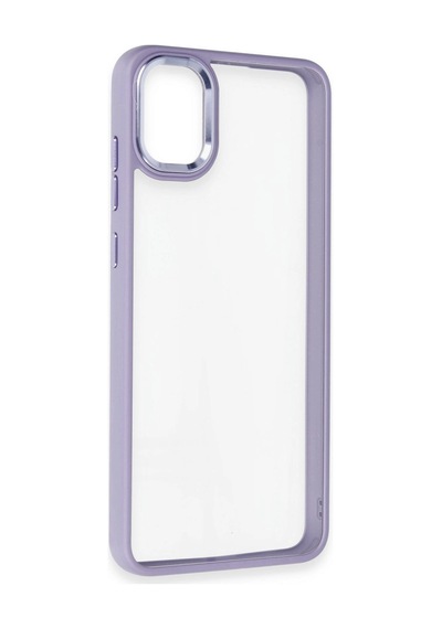 Samsung Uyumlu Galaxy A05 Kılıf Power Silikon Lila/