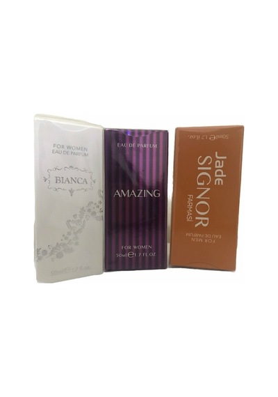 Farmasi Amazing + Bianca Kadın Parfüm EDP 50 ML + Signor Jade Erkek Parfüm EDP 50 ML