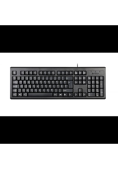 A4 Tech Km-720, Siyah, Usb Kablolu, Türkçe F, Multimedya Klavye