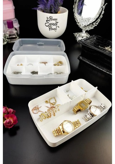 Premium Organize Kutu 12 Bölmeli 2 Lt Beyaz