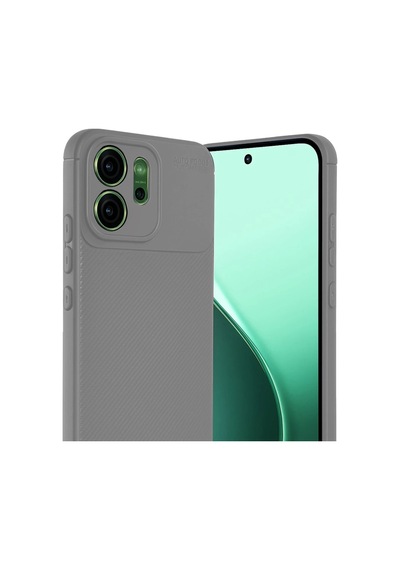 Oppo Reno 14 Uyumlu Auto Focus Karbon Kapak - Gri