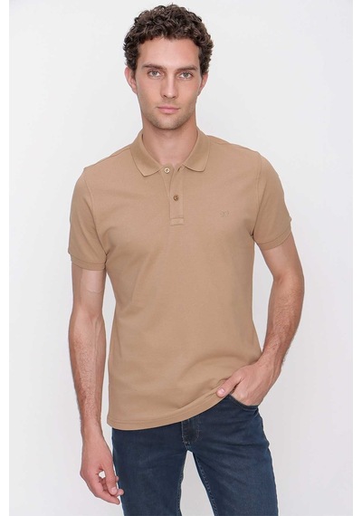 Bej Basic Düz %100 Pamuk Slim Fit Dar Kesim Kısa Kollu Polo Yaka Erkek Tişört 99yc018011653 Bej Bej Basic Düz %100 Pamuk Slim Fit Dar Kesim Kısa Kollu Polo Yaka Erkek Tişört 99yc018011653 Bej