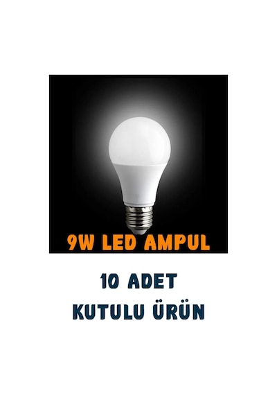Noas 9w Tasarruflu Led Ampul 10 Adet