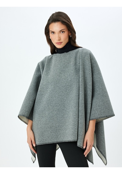 Koton Klasik Uzun Oversize Panço Gri 5wak20367ew Gri