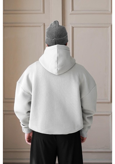 Gri Cozy Basic Oversize Sweatshirt Gri