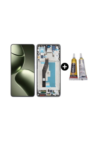 Xiaomi Mi 14t 2406apnfag Uyumlu Çıtalı Hk Lcd Ekran Dokunmatik Mavi + B7000
