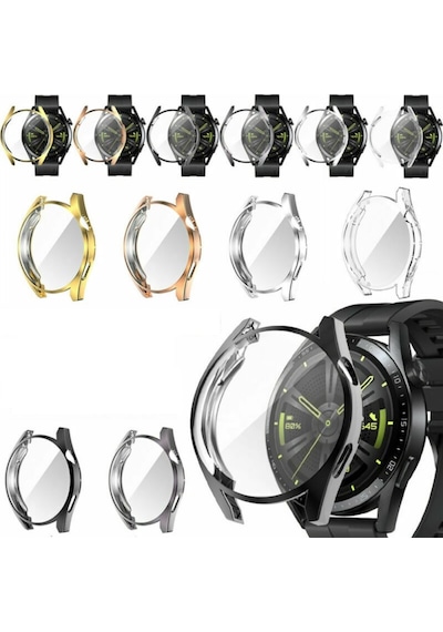 Huawei Watch Gt3 42Mm Silikon Kapak Kılıf Ekran Koruyucu