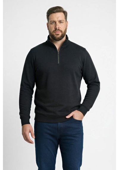 Defacto Regular Fıt Sweatshirt H1658ax26spbk81 Siyah-bk81