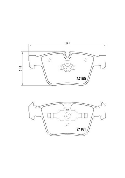 Valeo Fren Balatası Arka Mercedes Amg W164 W251 W221 C216 671598 A0004207004