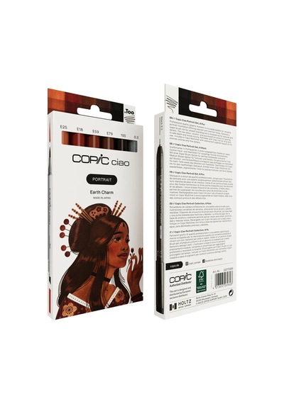 Cıao Portraıt Set Earth Charm 6 Lı