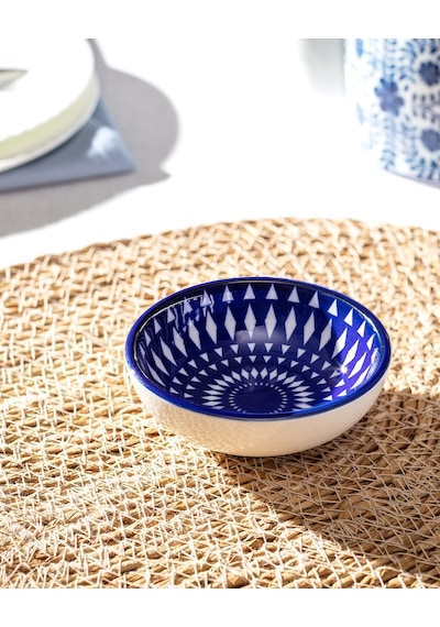 Madame Coco Rêve Bleu Lorient New Bone China Mini Tabak 1kkase06929,5x9,5x2cm-mavi