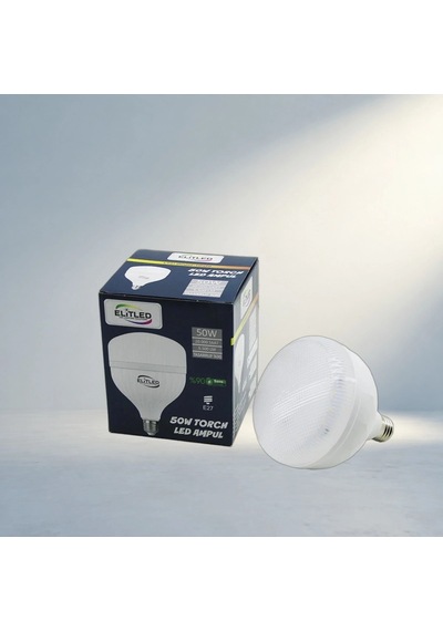 Yüksek Verimli 50w Led Ampul E27 5500 Lümen Beyaz Işık