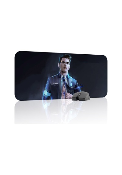 Detroit Become Human Dikişli Kauçuk Oyuncu Mousepad V3 - 70x30 Xl Gaming Mouse Pad