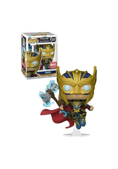 Funko Pop Marvel Thor Love And Thunder 1071 Collector Corps Exclusive Bobble Head