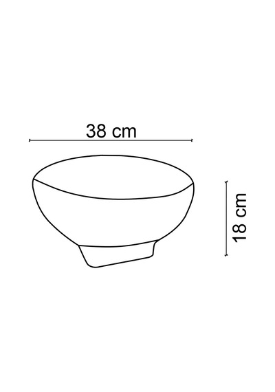 Ey-4820 Parlak Beyaz Tezgah Üstü Lavabo