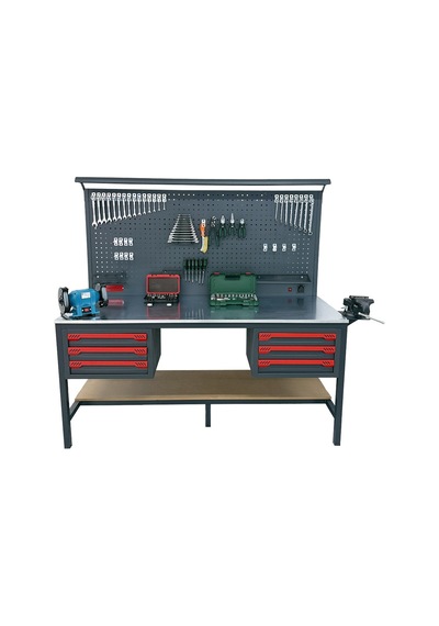 Takpower 2 Metre Dolu Takım Tezgahı 6 Çekmeceli Pro