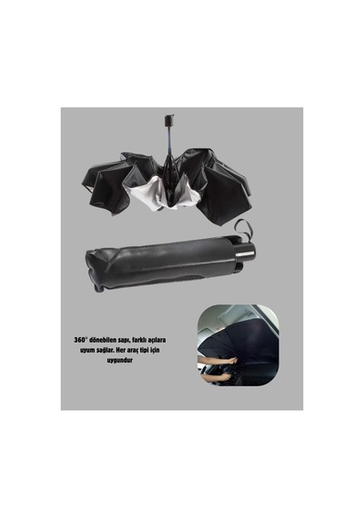 360 Ayarlanabilir Ön Cam Güneşliği Pratik Kullanım Ve Dayanıklı Yapı - Karbul3975-510
