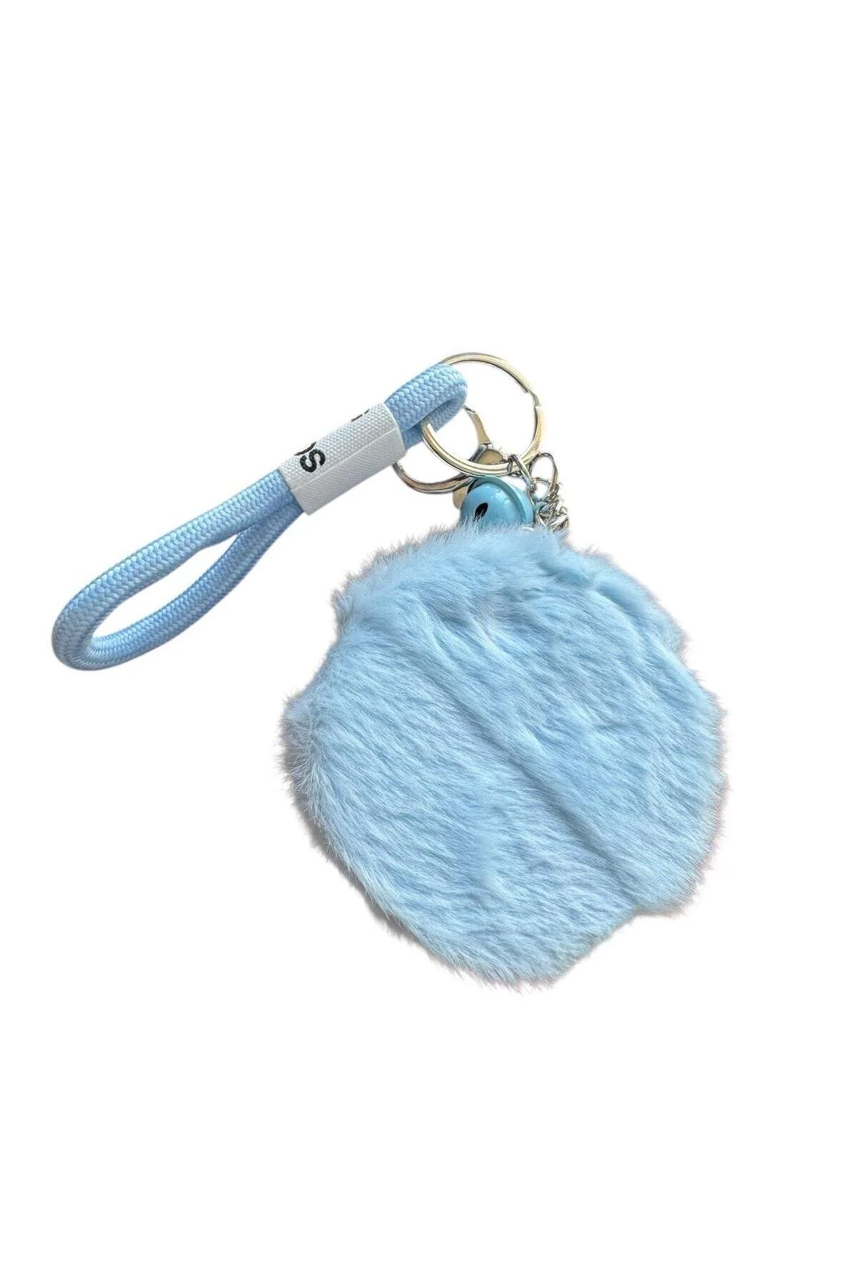 Peluş Tavşan Karakter Anahtarlık Ayna Detaylı Mavi