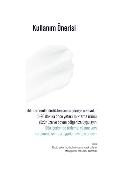 Leke Oluşumunu Önlemeye Yardımcı, Nemlendirme Etkili Güneş Kremi 50 Spf Uva/uvb Pa++++