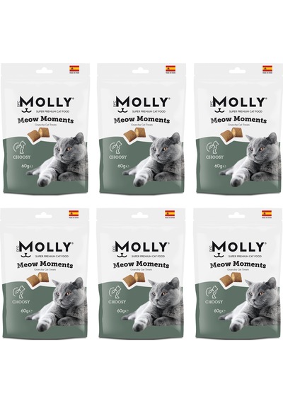 Molly Meow Moments Choosy Seçici Kediler İçin Ödül Maması 60 G X 6 Adet