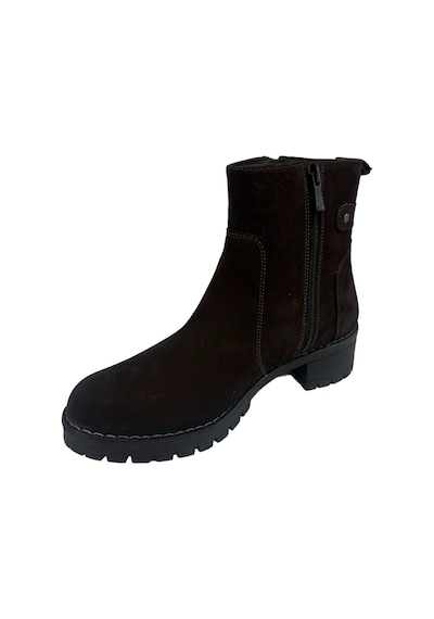 Castle Black Yldz-4663-2 Hakiki Deri Kadın Bot Kahverengi