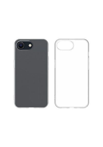 Apple Uyumlu iPhone 17e Kılıf Zore Süper Silikon Kapak - Şeffaf