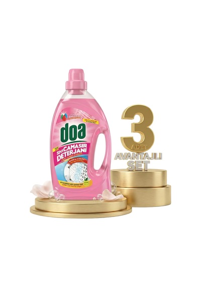 Doa Sıvı Çamaşır Detarjanı Yünlü Ve Narinler 3x2700 Ml Diğer