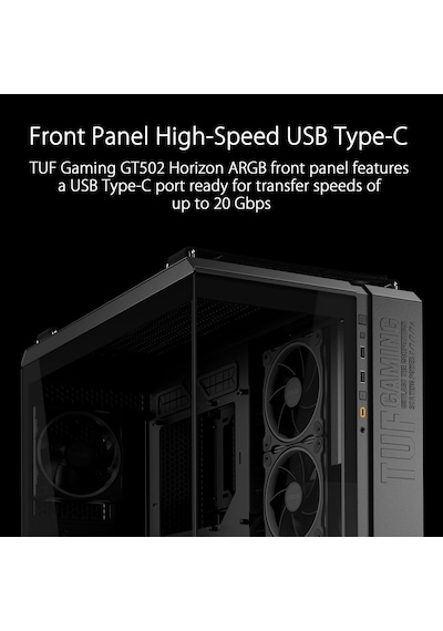 Tuf Gaming Gt502 Horizon Fansız Atx Oyuncu Kasası
