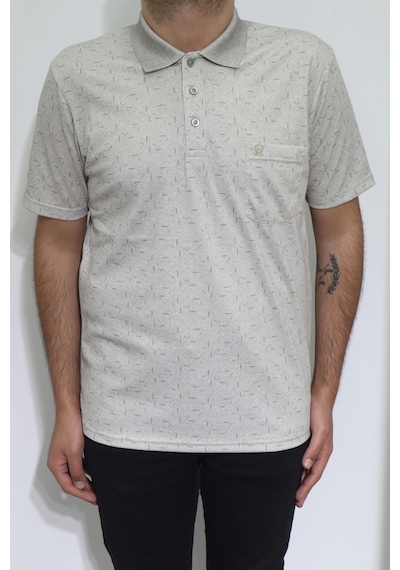 Santa Dmctekstil Erkek Desenli Klasik Kesim Rahat Kalıp Tek Cepli Polo Yaka Düğmeli T-shirt Koyu Bej Santa Dmctekstil Erkek Desenli Klasik Kesim Rahat Kalıp Tek Cepli Polo Yaka Düğmeli T-shirt Koyu Bej