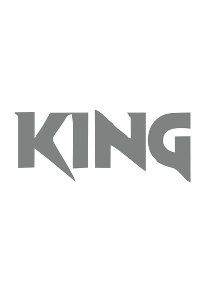 King Araba Sticker 17x17 Cm Gri