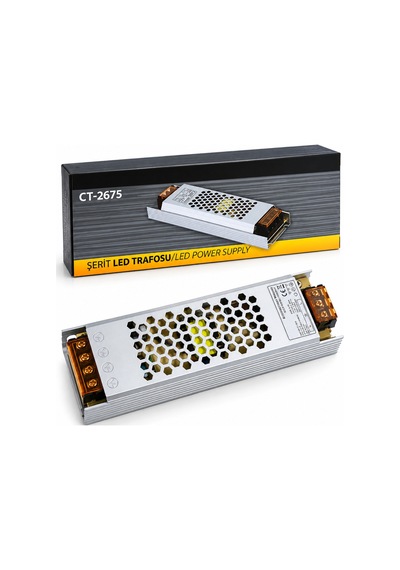 Ct-2675 150w 12,5a Ultra Slim Şerit Led Trafosu 12v