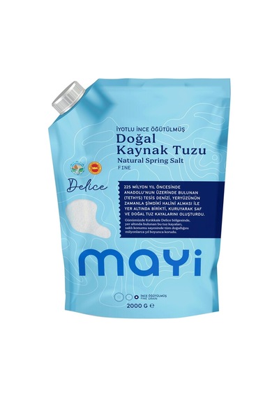Mayi Öğütülmüş Sofra Tuzu 2 Kg 3'li Ekonomik Paket - 3 Adet Tarı