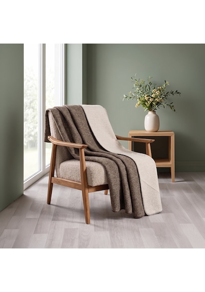 Maxstyle Tek Kişilik Battaniye Brown 150x200 Cm Renkli