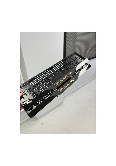 Cupra Model Takmatik Pleksi Plakalık Antrasit Siyah Bronz Logo - 852881185