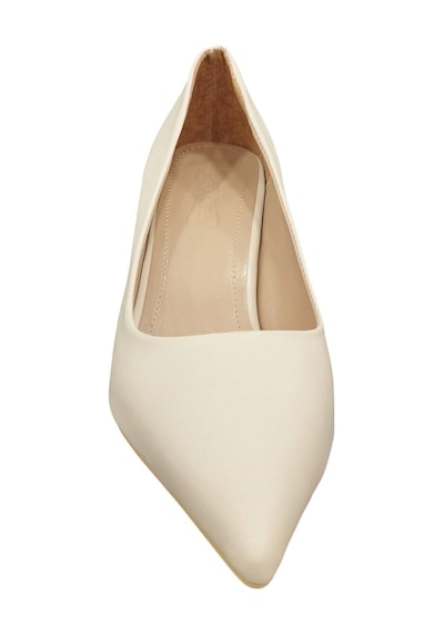 Ventes 20492184z 6 Cm Kadeh Topuk Sivri Burun Kadın Stiletto Ayakkabı Ten
