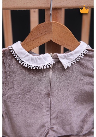 Babyhola Kız Bebek Çocuk Kadife Elbise Şık Bayramlık Nostaljik Retro Koleksiyon 13542 Kahverengi Babyhola Kız Bebek Çocuk Kadife Elbise Şık Bayramlık Nostaljik Retro Koleksiyon 13542 Kahverengi