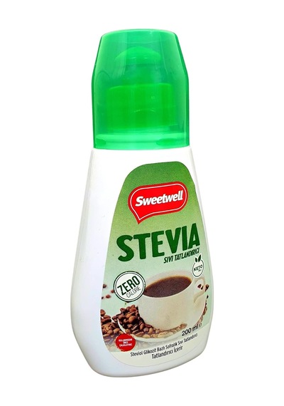 Stevia Sıvı Tatlandırıcı Sıfır Kalori 200 Ml X 3 Adet Diğer