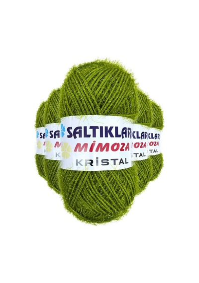 5 Adet Mimoza Kristal Işıltılı Şal Patik Yelek İpi 44 Çok Renkli