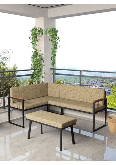 Mygusi Src Balkon, Bahçe, Cafe, Köşe Takimi Capuçino