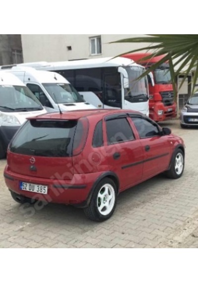 Opel Corsa C Cam Rüzgarlığı Parlak Siyah